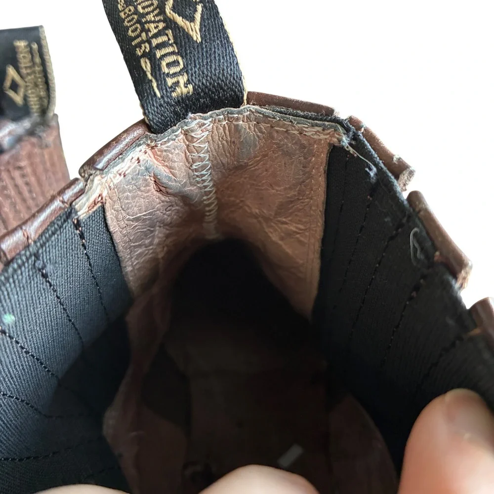 Innovation Boots Chelsea Men 8.5 Brown Good Leather Vibram Work Boots